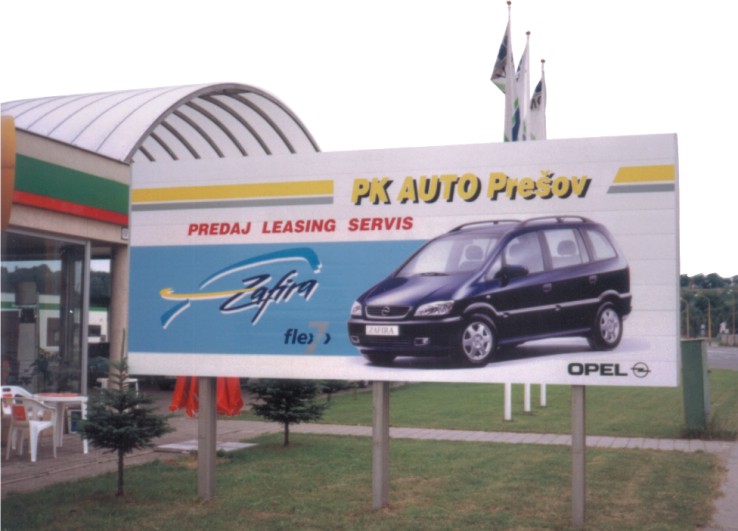 Billboard - PK Auto (Prešov 1997)